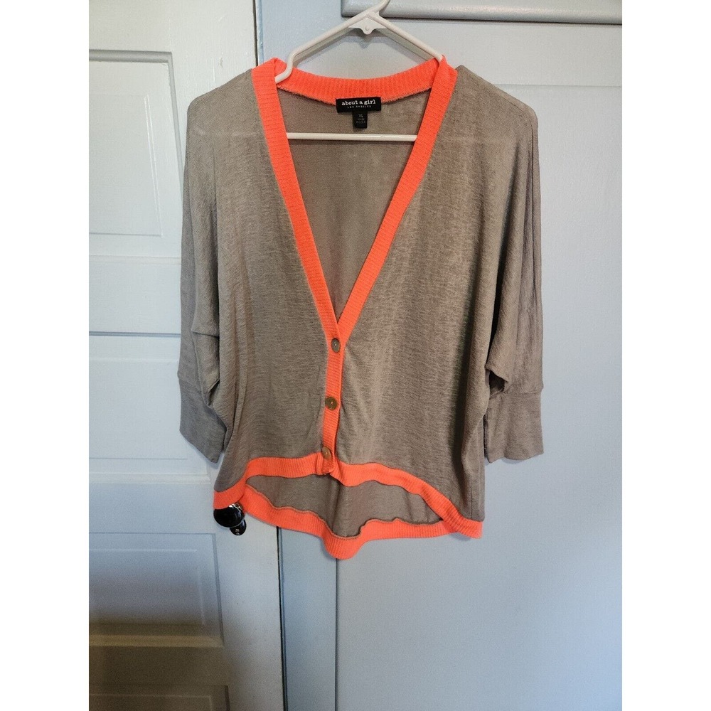About a Girl Los Angeles light weight cardigan, size XL